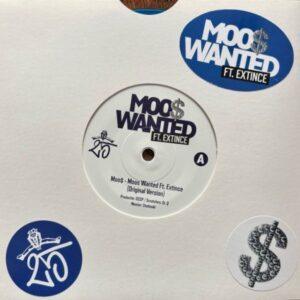 Moo$ - Moos Wanted Ft. Extince - Limited 7" BLUE/TRANSPARANT